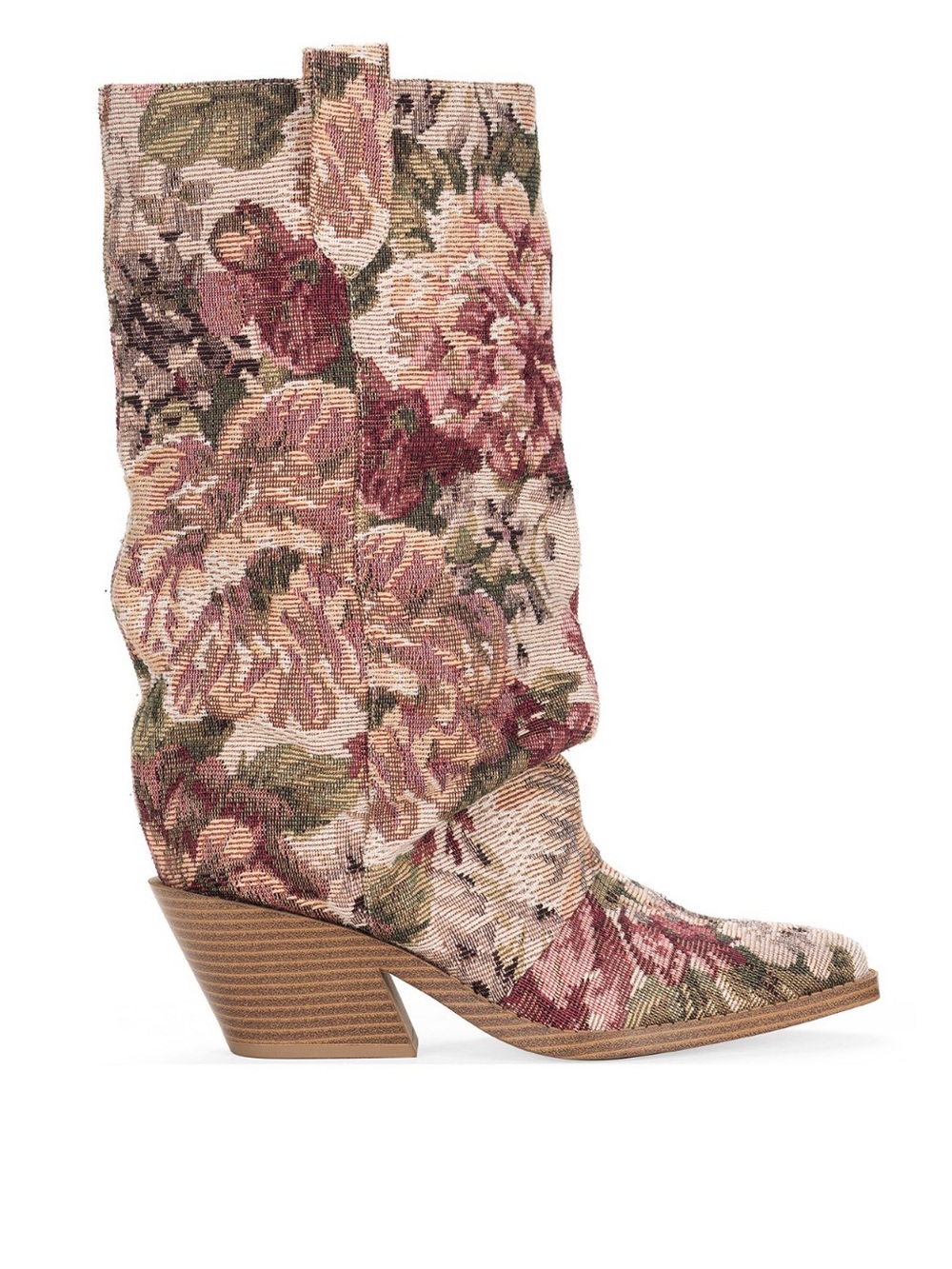 Tapestry Floral Cowboy Boots